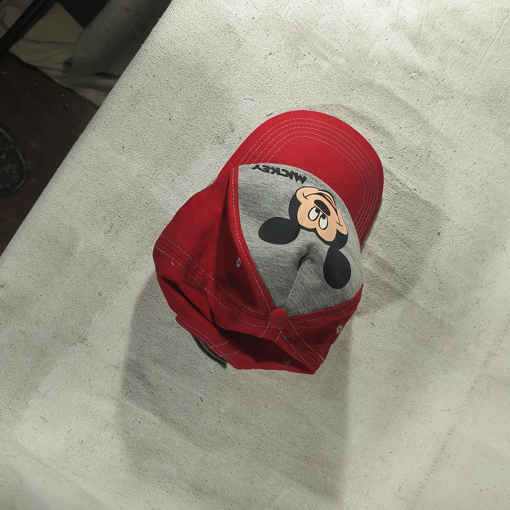 Kids Adjustable Cap Red and Grey by Disney Mickey Mouse